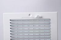 Ajustable 14 x 8 pouces Diffuseur linéaire moderne en acier thermolaqué pour grille de ventilation de plafond de climatisation, grille extérieure carrée 2SW1408 HVAC