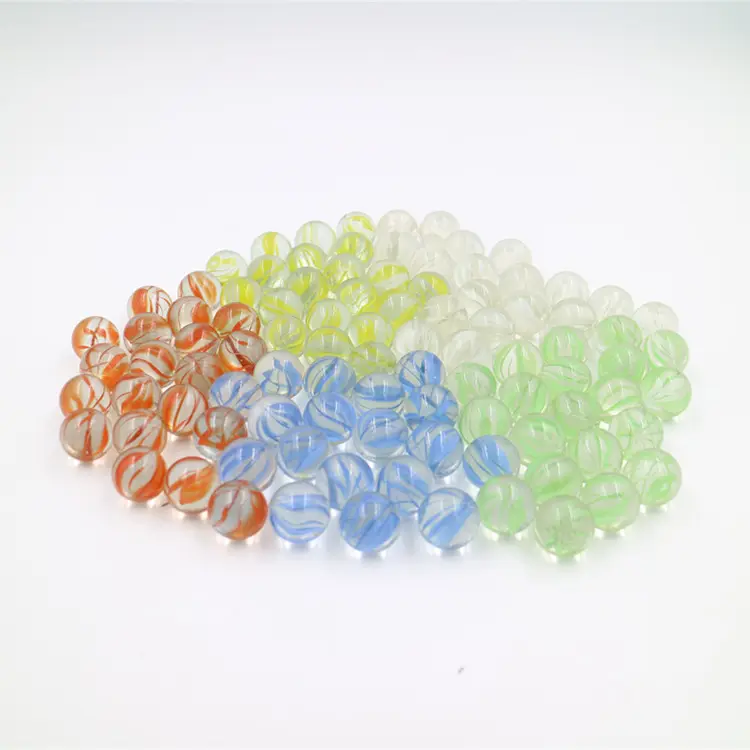transparent blue glass marbles 16mm glass ball for kids