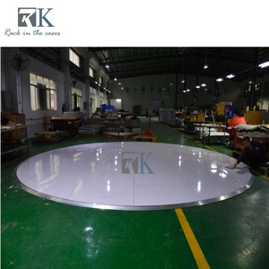 Paneles de Piso de Baile Portátiles con Espejo Blanco, Forma Personalizada, Madera Contrachapada con Marco de Aluminio, para Bodas y Eventos, Precio al por Mayor - Product Image 3