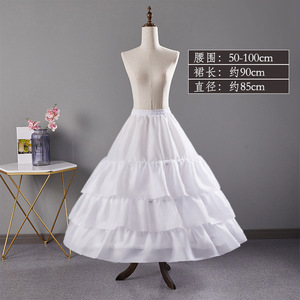 S3238F 2026 En gros <span class=keywords><strong>Jupon</strong></span> de <span class=keywords><strong>mariée</strong></span> bouffant surdimensionné <span class=keywords><strong>grande</strong></span> <span class=keywords><strong>taille</strong></span> pour femme - Product Image 5