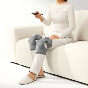 Masseur électrique auto-chauffant pour le genou, appareil de physiothérapie pour les personnes âgées &amp;   Attelle de Thérapie Thermique pour les Jambes, Soulagement de la Douleur du Genou - Product Image 1