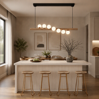 Îlot de cuisine moderne sur mesure style Shaker, plan de travail en acier inoxydable, construction en MDF, finition laquée - Évier inclus