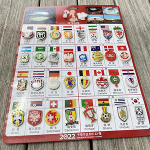 Venta al por mayor diferentes equipos de fútbol Pin Rugby Gorras de béisbol Pins Muchos equipos eligieron Pins de solapa - Product Image 5