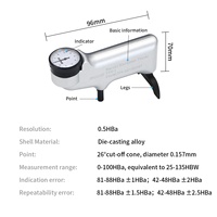 934-1 Portable Aluminum Hardness Tester Barcol Hardness Tester for Aluminum Alloys Copper