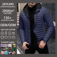Veste matelassée pour homme, coupe-vent, chaude, avec col en polaire, imperméable, fermeture éclair, poignets élastiques, vente en gros