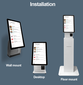 Tất cả-trong-một 15.6 21.5 inch cảm ứng điện dung màn hình Android kiosk Máy tính để bàn tự phục vụ kiosk Máy in POS Máy cho nhà hàng - Product Image 6