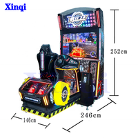 Machine d'arcade simulateur d'intérieur grand format, prix d'usine, vente chaude, garantie 1 an, jeu de course de drift fou pour adultes et enfants