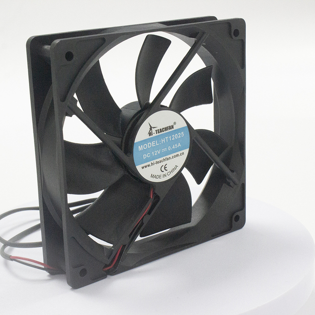 Hi-teachfan High Quality Cooler 12025 120*120*25MM DC Brushless Cooling 120mm 12V Fan