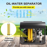 TUXING High Pressure Auto Stop Electric 4500psi 300bar Fan Cooling Tire Inflation LCD Screen Double-cylinder PCP Air Compressor