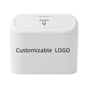 Xe Xách Tay Gấp Mini Nhựa Không Thấm Nước Đóng Mở Thùng Rác Bin Bìa Thùng Rác Bin Xe Thùng Rác Có Thể Với Nắp Cho Xe - Product Image 2