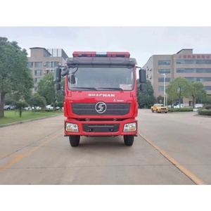Camion de pompiers Shacman, petit modèle, 4x2, 6 roues, réservoir d'eau de 8000 L, nouveau camion de sauvetage et de lutte contre les incendies diesel - Product Image 3