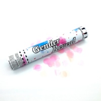 Canon à confettis portatif pour mariage, anniversaire, remise de diplôme, révélation du sexe, Noël, fête foraine, fête, ou comme lance-confettis.