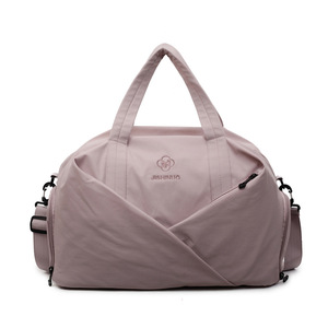 Sac de sport pour femmes, sac de natation séparé pour vêtements secs et mouillés, léger, grande capacité, sac de rangement, sac de voyage Portable pour courts séjours - Product Image 4