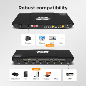 Tesmart 4x2 4K cho <span class=keywords><strong>HDMI</strong></span> Ma Trận chuyển đổi với trích xuất âm thanh và đầu ra Video Splitter & chuyển đổi - Product Image 4