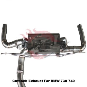 Système d'échappement sport Vortex Performance pour BMW 730 740 2015-2023, en acier inoxydable, avec soupapes, son racing amélioré - Product Image 3