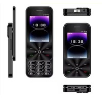 Teléfono Plegable I18 Pro 2G GSM Doble SIM, Grabación de Llamadas, Marcación Rápida, Radio FM, Teléfono Móvil Pequeño Tipo Flip, Dispositivo con Función Tipo C