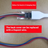 Sonda de pines Pogo para programación de chips BIOS EEPROM IC SOP8/WSON8/QFN8/SOIC8 con cable Dupont