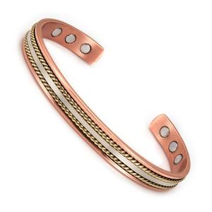 Bracelet magnétique unisexe tendance <span class=keywords><strong>en</strong></span> cuivre massif 100 % pur plaqué bronze antique avec motif lettres <span class=keywords><strong>Viking</strong></span> – Vente <span class=keywords><strong>en</strong></span> gros (Fournisseur tiers) - Product Image 4
