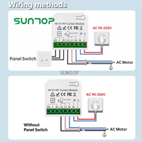 Module de commutateur de rideau intelligent WiFi RF 110V 220V contrôleur de Garage de volet roulant de maison intelligente et prise en charge à distance sans fil Alexa
