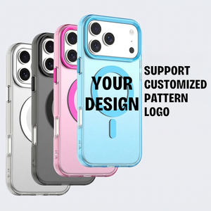 Coque de téléphone magnétique à motif personnalisé, couleur bonbon, finition mate, agréable au toucher, antichoc, protection pour iPhone 13 14 15 16 17 Pro Max - Product Image 4