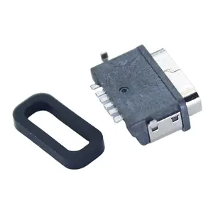 Ip67 USB 3.0 2.0 Ổ Cắm USB-C Bảng Điều Khiển Chìm Pcb Chống Nước Bảng Điều Khiển Trung Tâm Usbc Smd 6Pin Nữ Ip68 Đầu Nối Usb Loại C Không Thấm Nước