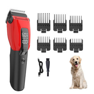 Professionale elettrico negozio di animali tagliatore in acciaio inox animale pecora cane capelli Trimmer con funzione di pulizia pettini - Product Image 4