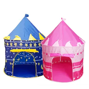 Cina All'ingrosso Casa Tenda Per I Bambini Giocano Castello Tepee I Bambini Al Coperto Tende Principe Principessa Facile Pieghevole Up Kids Play Tent outdoor