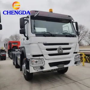 Sinotruk Howo traktör kafası 6x4 10 Wheelers 12 tekerlekler 12R22.5 lastik 400Hp Mover çekme 6*4 römork kafa traktör kamyon