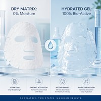 Masque en gel sec CMC TECH-GEL PURE MATRIX, gel hydratant, 100% bio-actif, hydratation profonde, fournisseur en gros de marques privées OEM