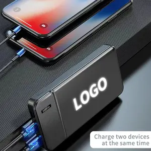 Banque d'alimentation personnalisée avec logo LED, 10000 mAh, cadeau promotionnel marketing - Product Image 5