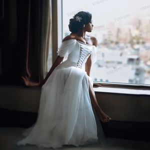 Ivory and Black Lace Wedding Dresses - Elegant Choices