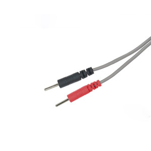 Aanpasbare 6.35Mm Ecg Koperen Kabel Pvc Isolatie 2 Lood 2.0Mm <span class=keywords><strong>Eeg</strong></span> Plug 6.35Mm Audio Plug 2.0Mm Pin <span class=keywords><strong>Eeg</strong></span> Kabel - Product Image 2