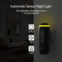 Diffuseur d'arômes intelligent sans eau, contrôlé par application, 100 ml, en plastique, avec éclairage LED, prise murale, pour usage domestique, garantie 1 an