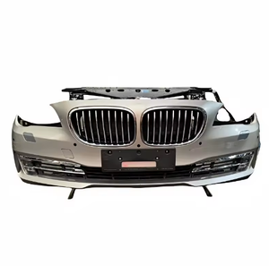 Para BMW F02 F01 730 740 750 760 montaje de parachoques delantero de coche montaje de boca delantera Faro de red medio ventilador electrónico Radiato - Product Image 2