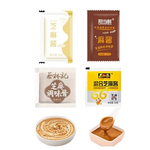 Machine d'emballage automatique multi-voies pour sachets de sauce gingembre-ail, machine d'emballage de pâte de sésame liquide en petits sachets - Product Image 2