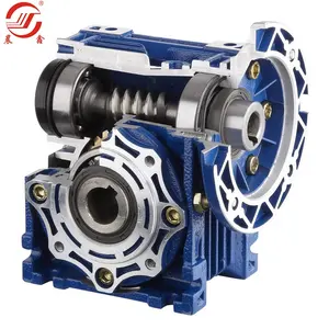 SMRV Speed Reducer SMRV Series With Square Flange Bevel Geared Motor Reduction Machine Worm Gear Reducer
