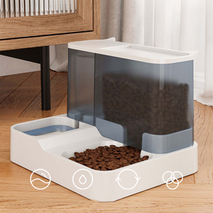 Distributeur automatique de nourriture en gros avec <span class=keywords><strong>fontaine</strong></span> à eau pour <span class=keywords><strong>chat</strong></span> et chien - Product Image 5