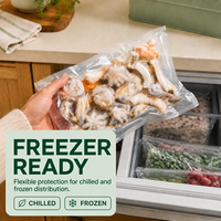 Sacs sous vide personnalisés imprimés, durables, en nylon PA PE composite, 160 microns, pochettes thermoscellables, pour supermarché, stockage alimentaire, viande fraîche
