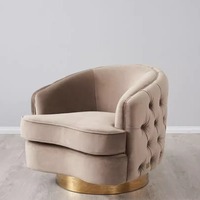 Ensemble de canapé sectionnel convertible deux places en velours de luxe, design moderne pour salon américain, tissus écologiques beiges
