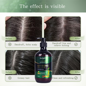 Bajo MOQ Productos para el cabello Fabricante mayorista de China Hidratante Reparación Daños Mejor tratamiento 500ML Queratina Ginseng Champú para el cabello - Product Image 5