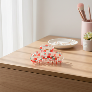 Tending moda artigli per capelli 5cm di cristallo acrilico in rilievo in metallo accessori per ragazze bambini vendita calda all'ingrosso con materiale di perle - Product Image 3