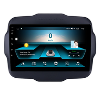 Lecteur multimédia GPS Android 10 de 9 pouces pour Jeep Renegade 2016-2018 avec prise en charge USB AUX WIFI caméra de recul OBD2
