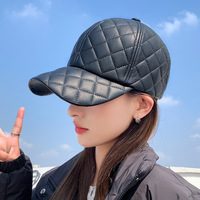 Gorra de Béisbol Linge de 5 Paneles, Gorras de Béisbol Unisex con Diseño a Cuadros, Ajustables, Suaves, para Deportes Casuales al Aire Libre