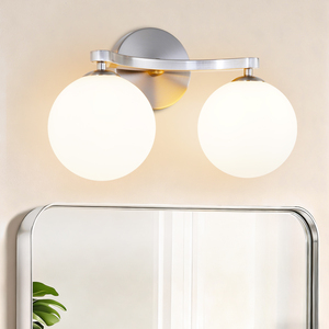 Romantic Geometric Orb Glass G9 Wall Lamp Bedroom <b>Bedside</b> Wall Light for Aisle Hallway Corridor Hotel Home Decor Wholesale - Product Image 1
