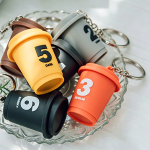 Llaveros Promocionales Personalizados de Silicona 3D con Forma de Comida, Lindos Llaveros de Goma con Diseño de Taza de Café, Cápsula de Té de Burbujas, para Tiendas - Product Image 3