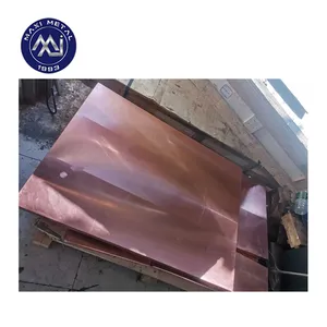 Cold Rolled C1100 T2 T3 99.99% copper plate 3mm 5mm 6mm pure copper sheet