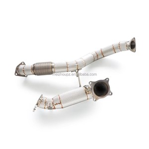 Colector de escape al por mayor de fábrica Aliso para Honda Civic TYPE-R FK8 2.0T 2017-2022, sistema de escape deportivo de acero inoxidable 304 con bajante - Product Image 5