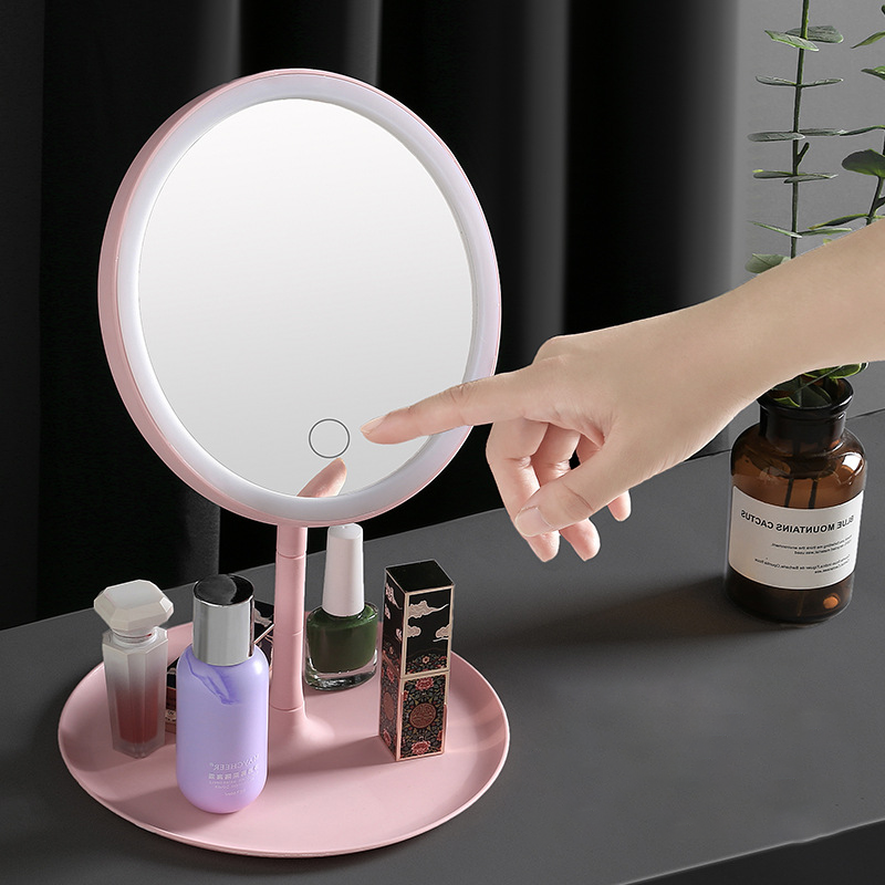 Desktop LED Makeup Mirror
