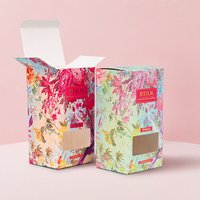 Boîte cosmétique personnalisée haut de gamme pour sérum, crème pour le visage, emballage de flacon de soin de la peau, carton avec revêtement doux au toucher, écologique, faible MOQ
