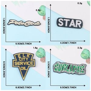 New Design Embroidery Words Letter Applique for Hoodies Hat Decoration - Product Image 3